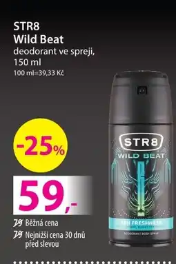 Hebe STR8 Wild Beat deodorant ve spreji nabídka