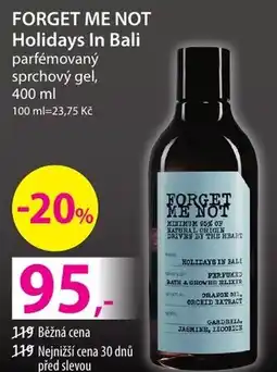 Hebe FORGET ME NOT Holidays in Bali parfémovaný sprchový gel nabídka