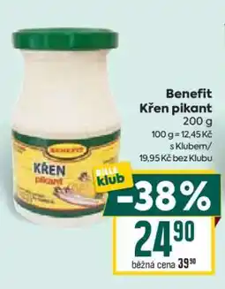 Billa Benefit Křen pikant nabídka