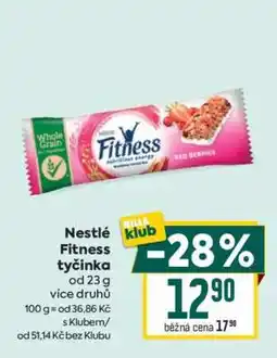 Billa Nestlé Fitness tyčinka nabídka
