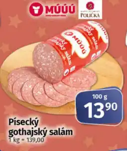 COOP TIP Písecký gothajský salám nabídka