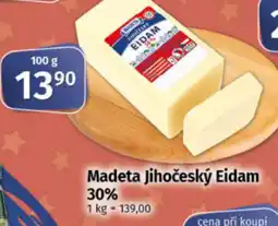 COOP TIP Madeta Jihočeský Eidam 30% nabídka