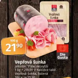 COOP TIP Vepřová šunka nabídka