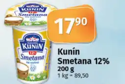 COOP TIP Kunín Smetana 12% nabídka