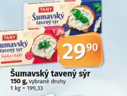 COOP TIP Tany Šumavský tavený sýr nabídka