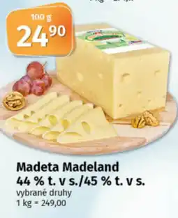COOP TIP Madeta Madeland 44 % t. v s./45% t. v s. nabídka