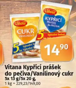COOP TIP Vitana Kypřící prášek do pečiva/Vanilinový cukr nabídka