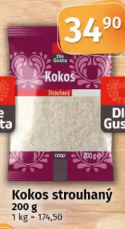 COOP TIP Dle Gusta Kokos strouhaný nabídka