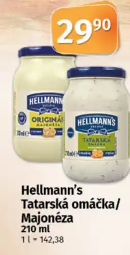 COOP TIP Hellmann's Tatarská omáčka/ Majonéza nabídka