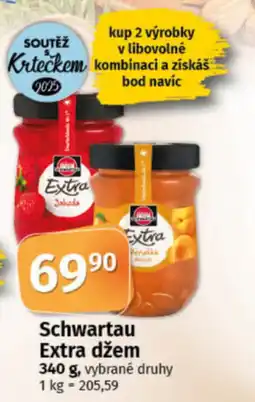 COOP TIP Schwartau Extra džem nabídka