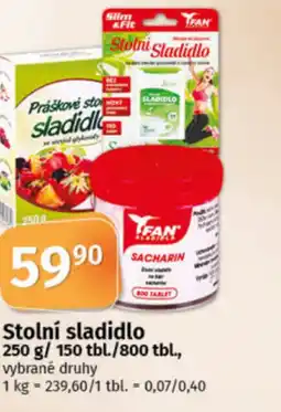 COOP TIP Stolní sladidlo nabídka
