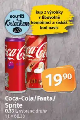COOP TIP Coca-Cola/Fanta/ Sprite nabídka