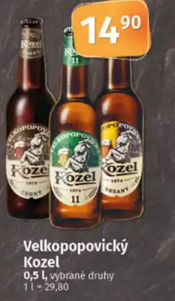 COOP TIP Velkopopovický Kozel nabídka