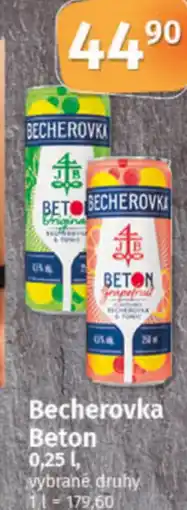 COOP TIP Becherovka Beton nabídka