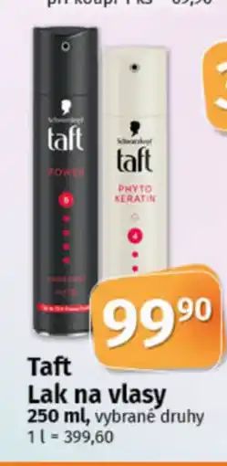 COOP TIP Taft Lak na vlasy nabídka
