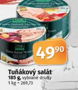 COOP TIP Tuňákový salát nabídka