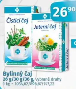 COOP TIP Bylinný čaj nabídka