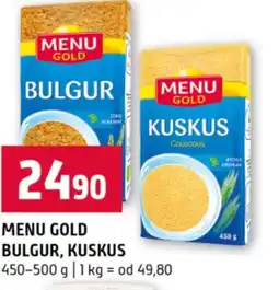 Terno Menu Gold bulgur, kuskus nabídka