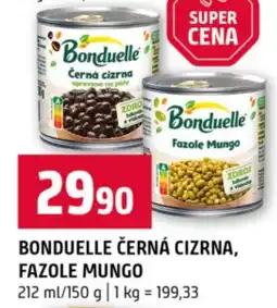 Terno Bonduelle černá cizrna, fazole mungo nabídka