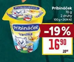 Billa Pribináček 70 g nabídka