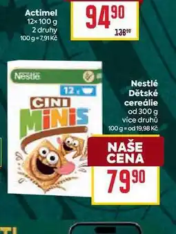 Billa Nestlé Dětské cereálie od 300 g nabídka