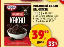 Penny Market HOLANDSKÉ KAKAO DR. OETKER, 100 g nabídka