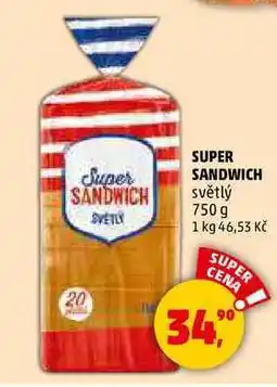 Penny Market SUPER SANDWICH, 750 g nabídka