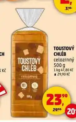 Penny Market TOUSTOVÝ CHLÉB celozrnný, 500 g nabídka