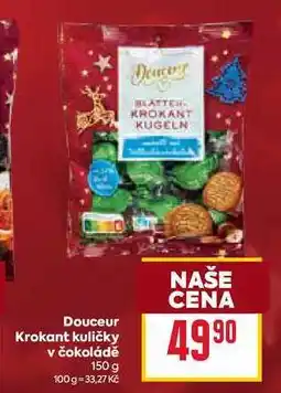 Billa Douceur Krokant kuličky v čokoládě 150 g nabídka