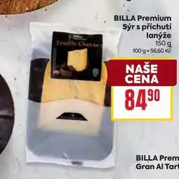 Billa BILLA Premium Sýr s příchutí lanýže 150 g nabídka