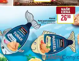 Billa Hamé Rybí pomazánka 100 g nabídka
