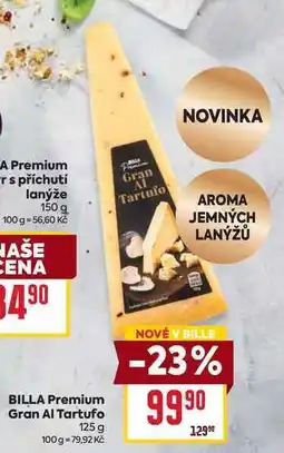 Billa BILLA Premium Gran Al Tartufo 125g nabídka
