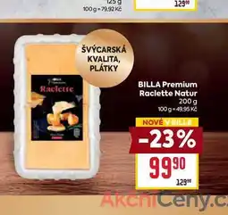 Billa BILLA Premium Raclette Natur 200 g nabídka