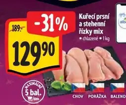 Albert Kuřecí prsí a stehenní řízky MIX nabídka