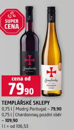 Terno Templářské sklepy nabídka