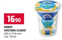 Terno Ranko smetana sladká nabídka