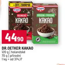 Terno DR. OETKER Kakao nabídka
