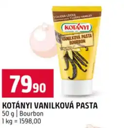 Terno Kotanyi vanilkova pasta nabídka
