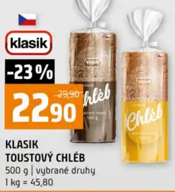 Terno Klasik toustový chléb nabídka