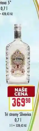 Billa Tri stromy Slivovica 0,7l nabídka