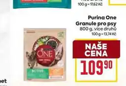 Billa Purina One Granule pro psy 800 g nabídka