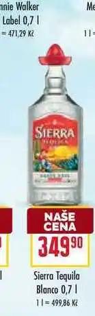 Billa Sierra Tequila Blanco 0,7l nabídka