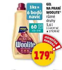 Penny Market GEL NA PRANÍ WOOLITE, 3,6 l nabídka