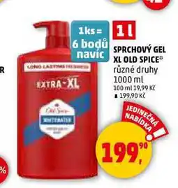 Penny Market SPRCHOVÝ GEL XL OLD SPICE, 1000 ml nabídka