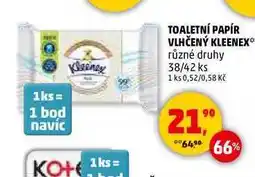 Penny Market TOALETNÍ PAPÍR VLHČENÝ KLEENEX, 38/42 ks nabídka