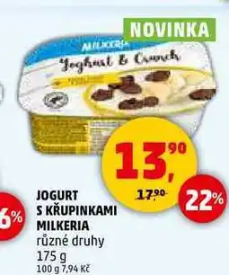 Penny Market JOGURT S KRUPINKAMI MILKERIA, 175 g nabídka