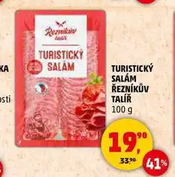 Penny Market TURISTICKÝ SALÁM ŘEZNÍKŮV TALÍŘ, 100 g nabídka