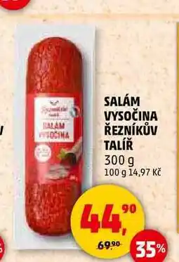 Penny Market SALÁM VYSOČINA ŘEZNÍKŮV TALÍŘ, 300 g nabídka