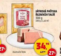 Penny Market JÁTROVÁ PAŠTIKA ŘEZNÍKŮV TALÍŘ, 300 g nabídka