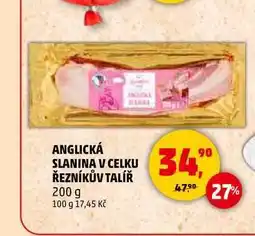 Penny Market ANGLICKÁ SLANINA V CELKU ŘEZNÍKŮV TALÍŘ, 200 g nabídka